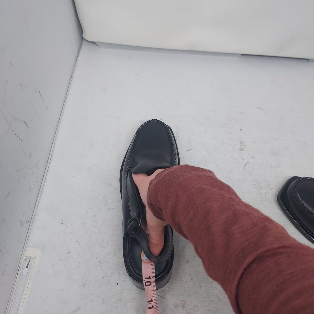 Black Leather Mules - Picture 7 of 12